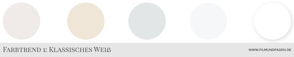 Farbtrend 1: Klassisches Weiß
