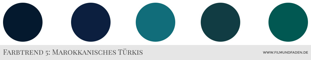 Farbtrend 5: Marokkanisches Türkis