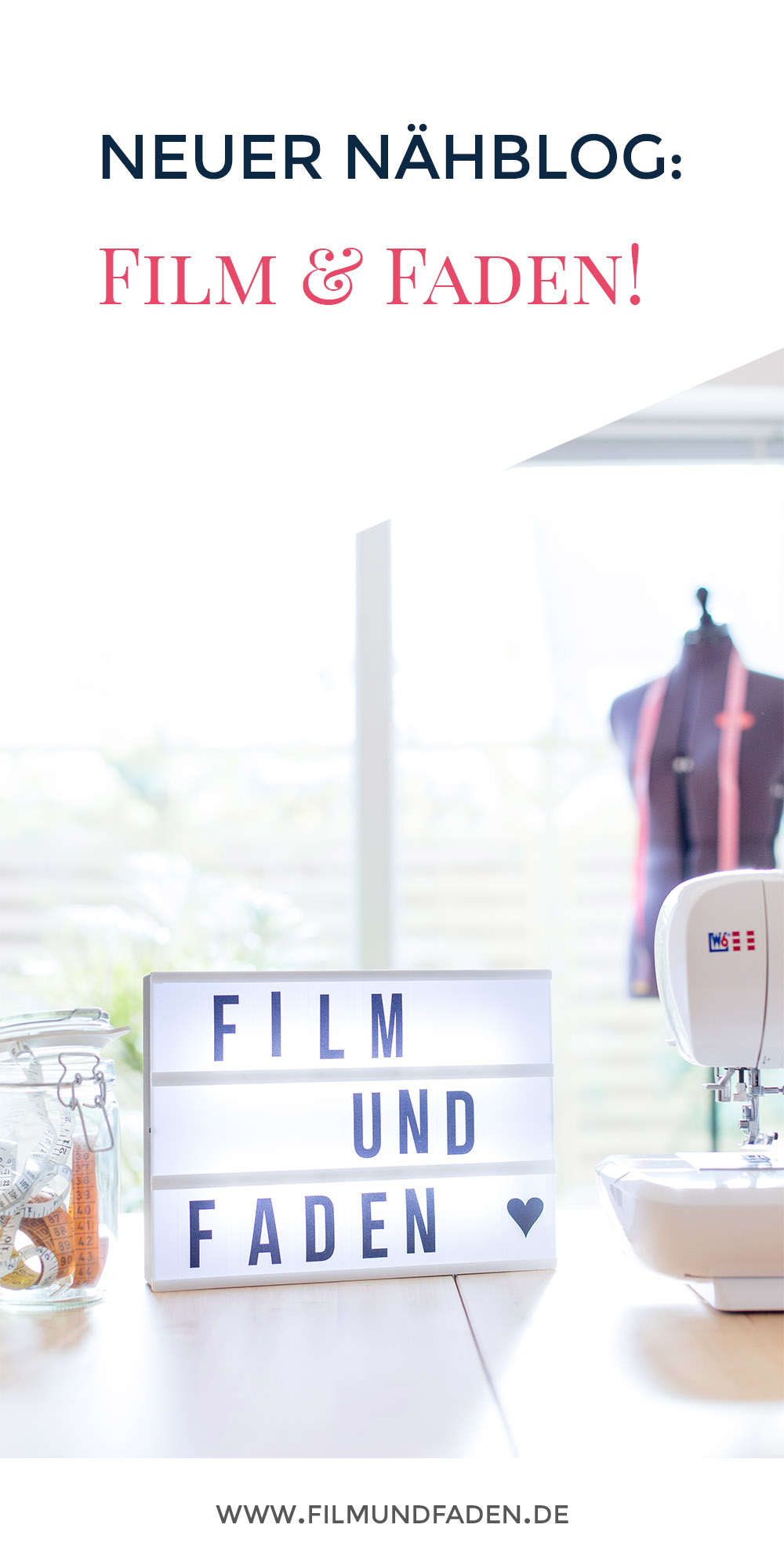 Hallo "Film und Faden"! Ein neuer Nähblog im Internet - nach dem Motto: Mode wie für dich! Lerne wie du deine eigene Kleidung herstellst, die zu DIR passt!
