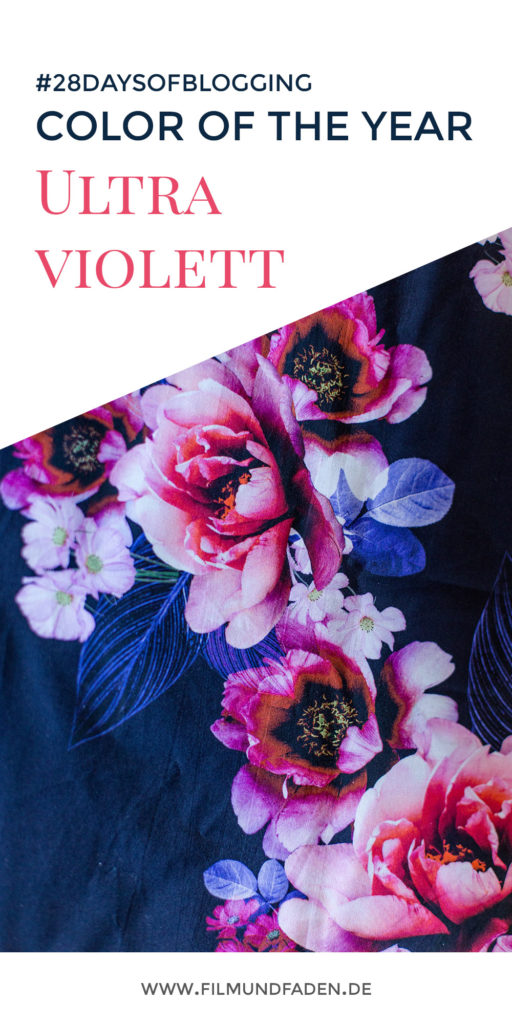 #28DaysOfBlogging - Color of the Year Ultraviolett