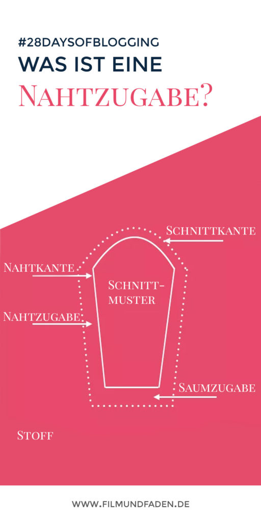 Was ist eigentlich eine Nahtzugabe? Die Erklärung dazu gibt es auf dem Blog!