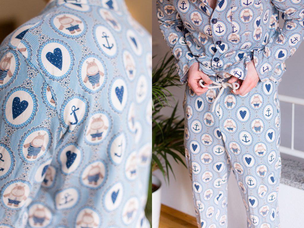 Geschenkidee für Ihn: Pyjama nähen