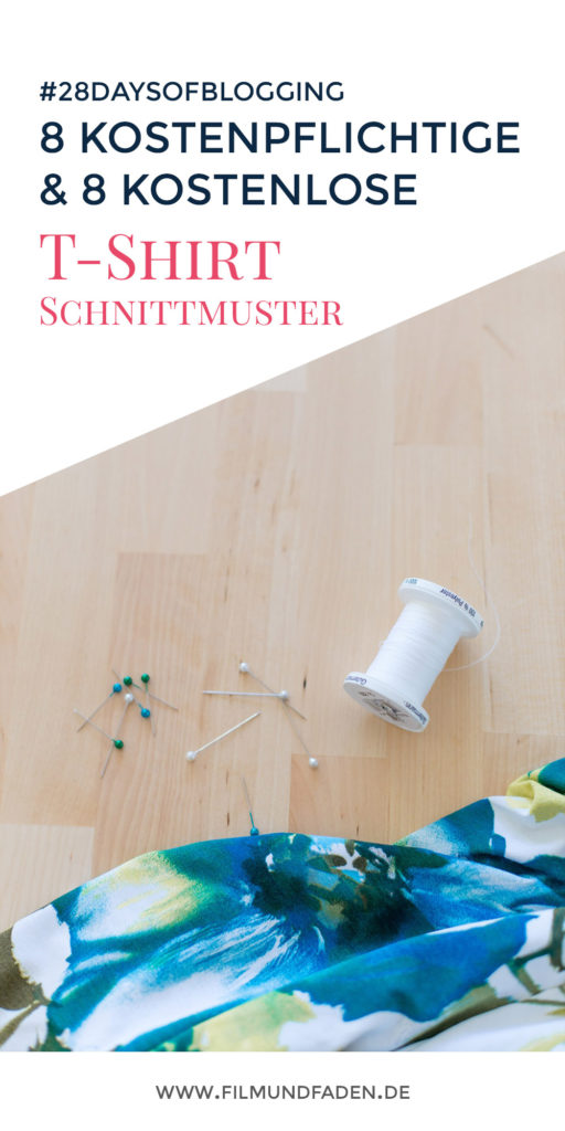 8 kostenpflichtige und 8 kostenlose T-Shirt Schnittmuster