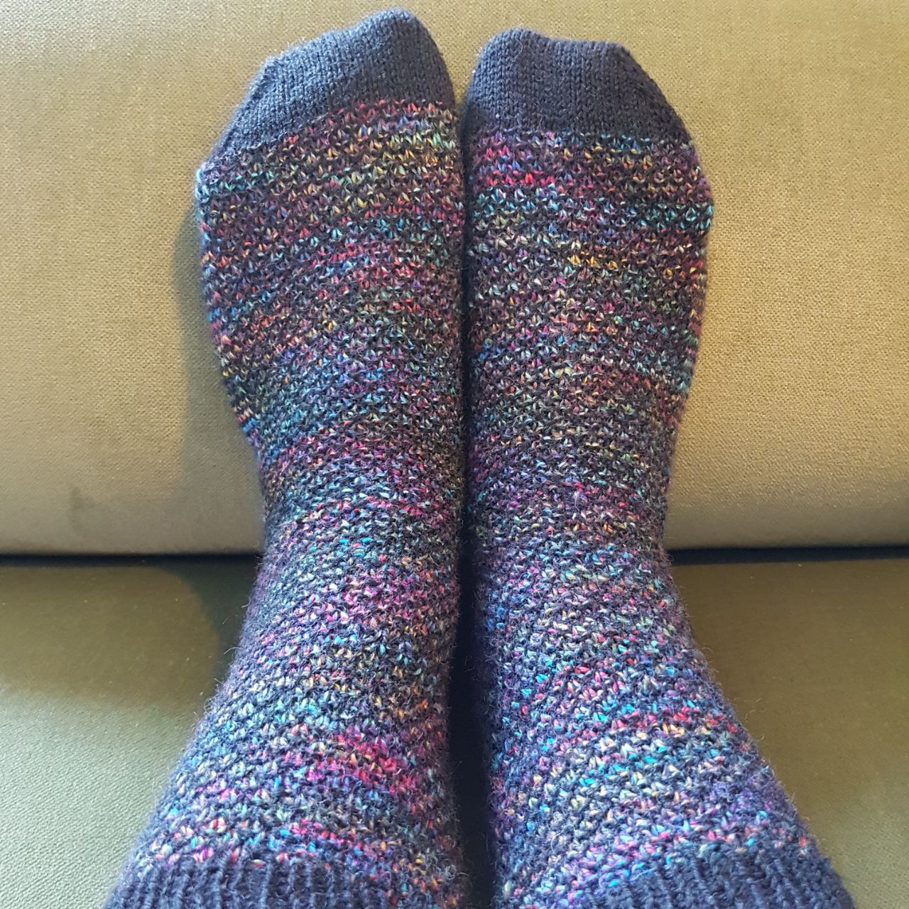 Bunte Socke
