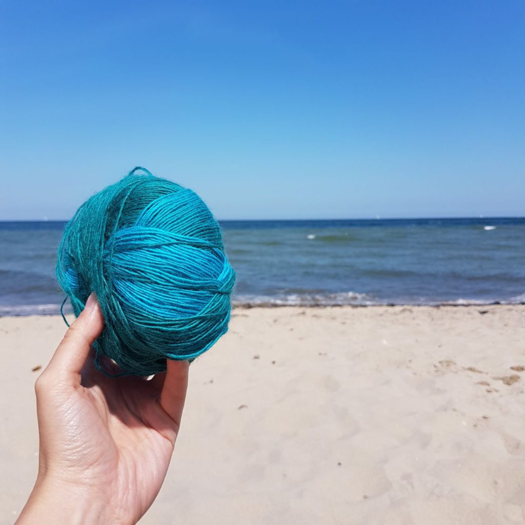 Wolle am Meer