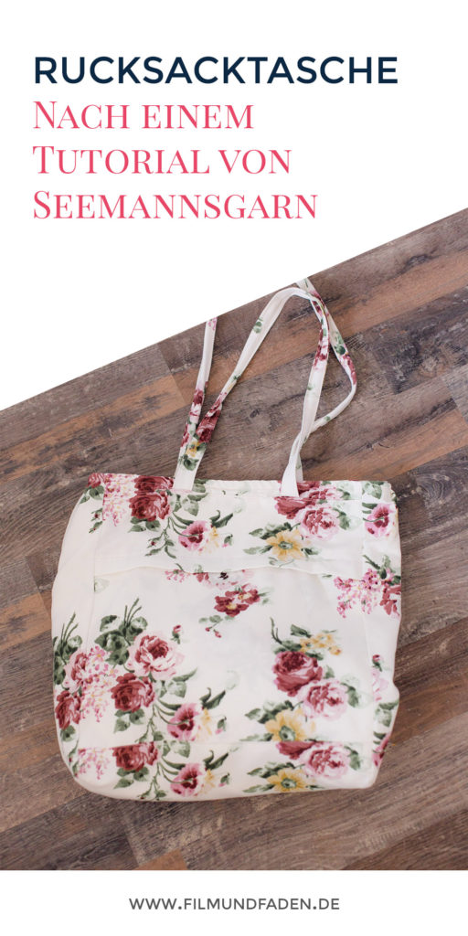 Rucksacktasche nach einem Tutorial von Seemannsgarn