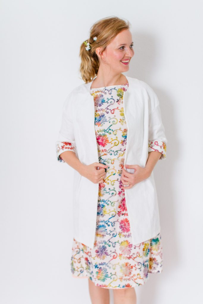 Mein Outfit für die Hochzeit! Selbstgenähter Kastenmantel aus der Burda Easy!