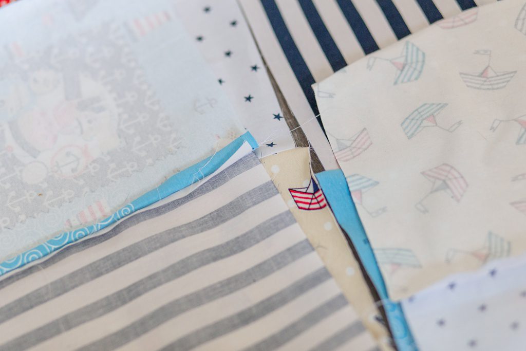 In 4 Schritten zur Babydecke: Nähen