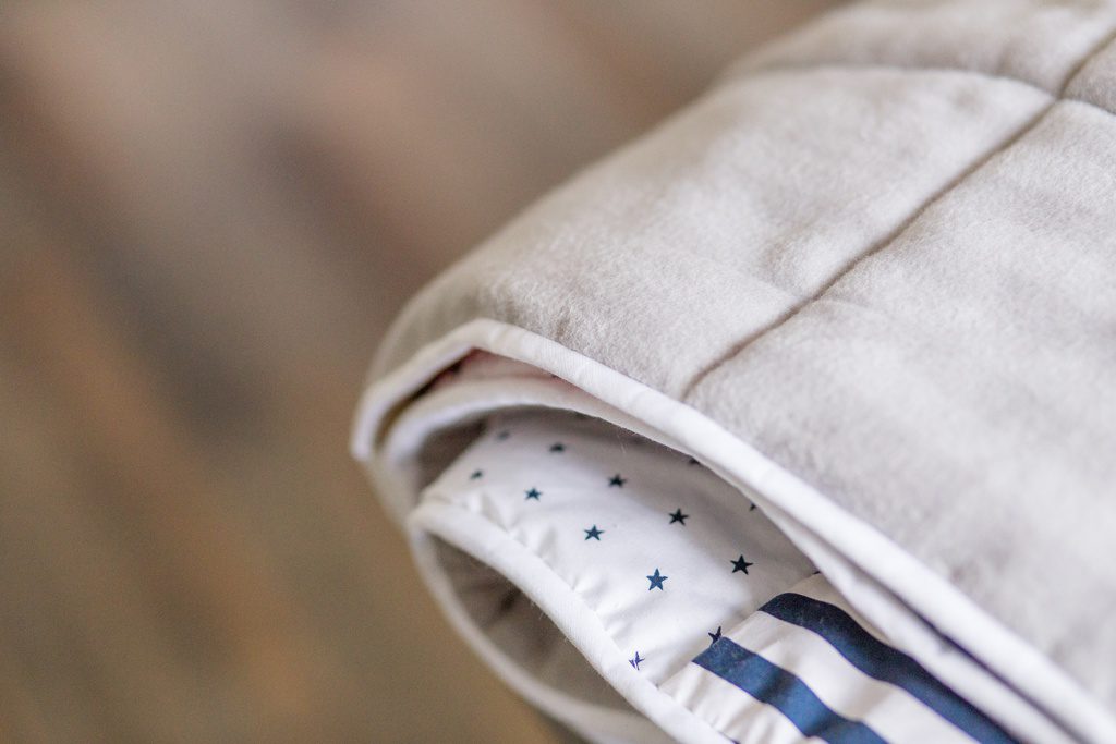 In 4 Schritten zur Babydecke: Binding