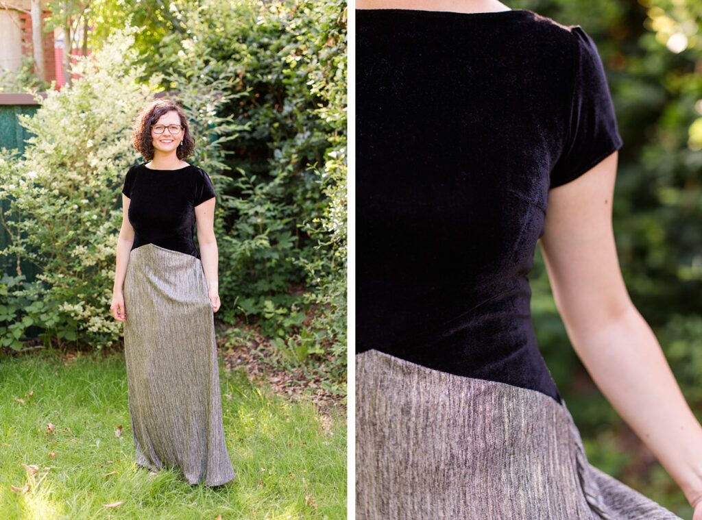 Emilie an Weihnachten - Eine elegante Abendkleid Version von Emilie
