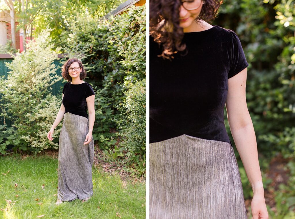 Emilie an Weihnachten - Eine elegante Abendkleid Version von Emilie