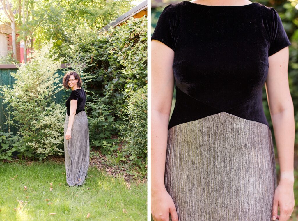 Emilie an Weihnachten - Eine elegante Abendkleid Version von Emilie