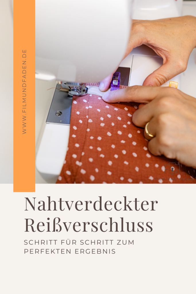 Nahtverdeckter Reißverschluss Pinterest